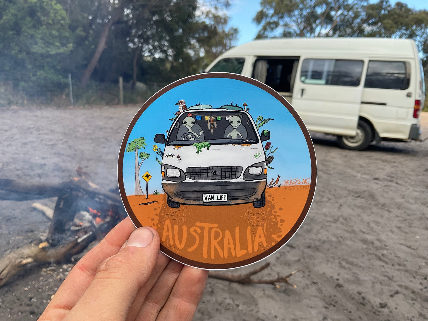 (Sticker 034) Van life