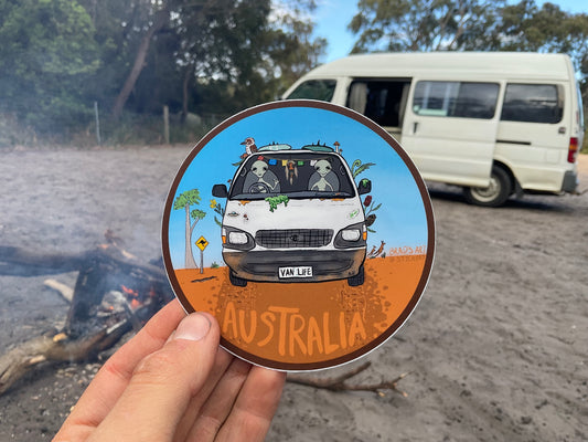 (Sticker 034) Van life