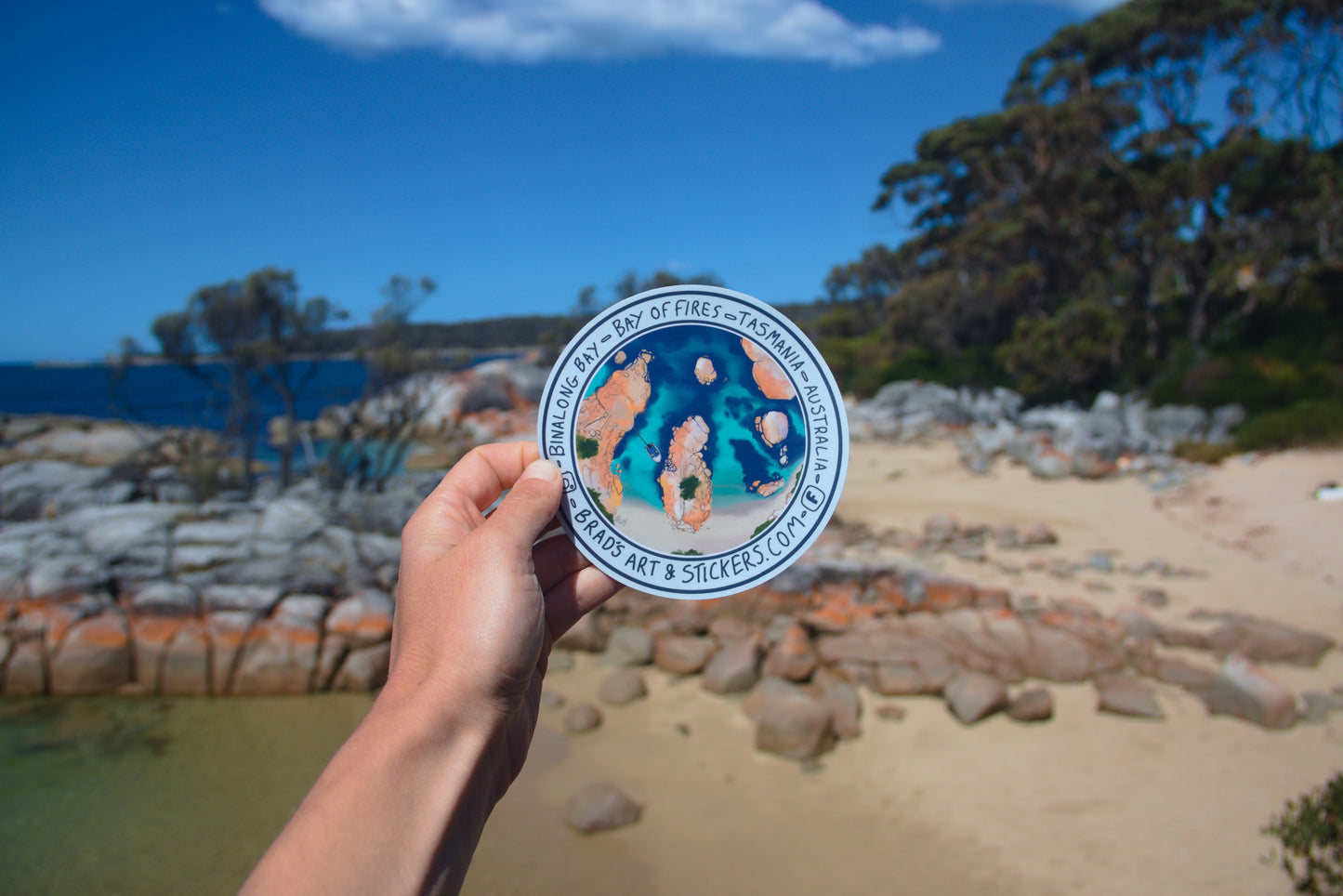 (Sticker 036) Bay of Fires