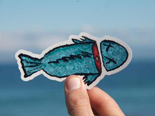 (Sticker 003) Blue Salmon