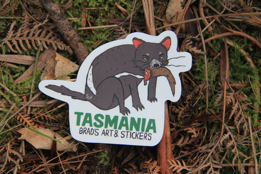 (Sticker 027) Tasmanian Devil Tasmania