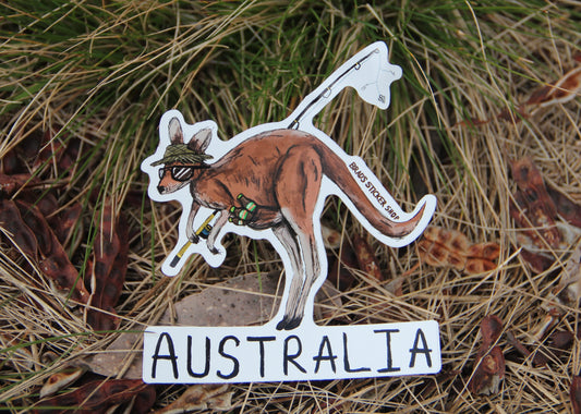 (Sticker 029) Australia Kangaroo